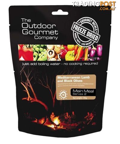 Outdoor Gourmet Med Lamb With Black Olives Double - OGC211