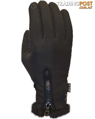 XTM Nina Soft Shell Ladies Glove - Black - M - EL008-BLK-M