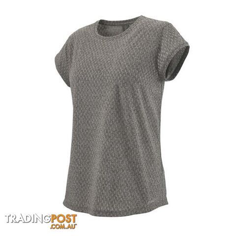 Patagonia Ridge Flow Womens Running T-Shirt - Black - M - 23620-BLK-M