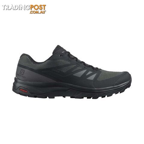 Salomon OUTline Wide GTX Mens Hiking Shoes - Black/Phantom/Magnet - 10.5US -...