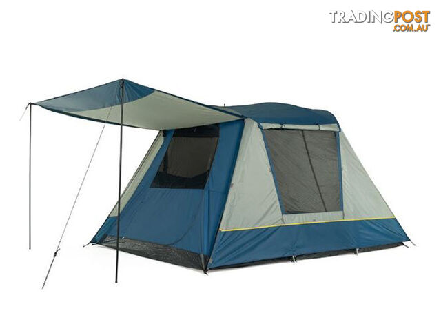 OZtrail Family 4 Plus 4-Person Dome Tent - Blue/Grey - DTE-FA04P-E