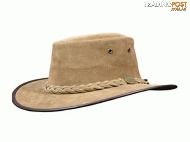 BARMAH FOLDAWAY SUEDE LEATHER HAT - HICKORY [Hat Size:XL] - 1061hiXl
