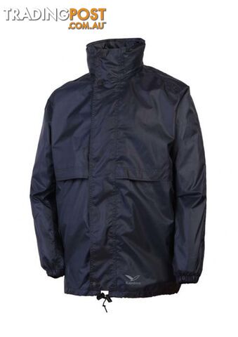 Rainbird Childrens Stowaway Waterproof Packable Rain Jacket - Navy - S -...