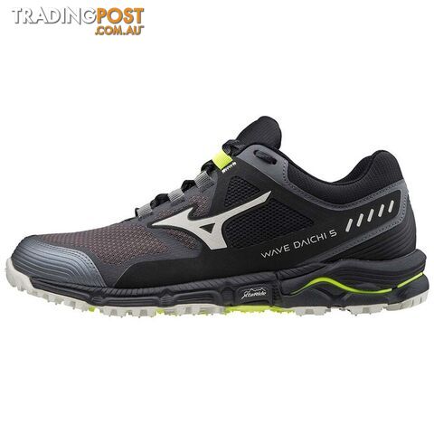 Mizuno Wave Daichi 5 Mens Trail Running Shoes - Magnet/Moonstruck/Safety Yellow...