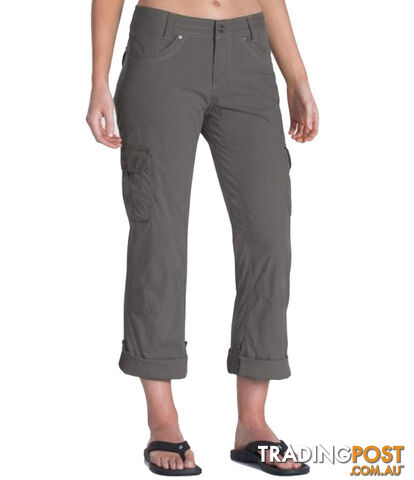 Kuhl Splash Womens Roll Up Pant 32L - Shadow - US4/AU8 - KUH00011-Shadow-4