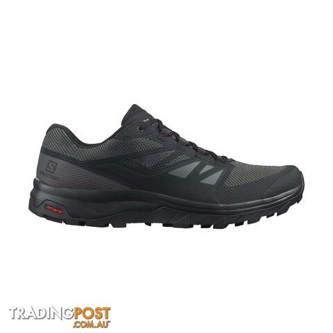 Salomon OUTline Wide GTX Mens Hiking Shoes - Black/Phantom/Magnet - 13US -...