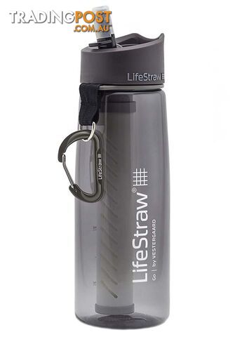 LifeStraw Go Water Filter Bottle - Grey - LSGO-GY