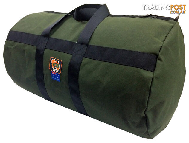 AOS Canvas Duffle / Sports Carry Bag - Green - BSPORT