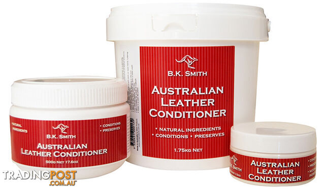 BK Smith Australian Leather Conditioner - 500g - BKLEATHERCOND