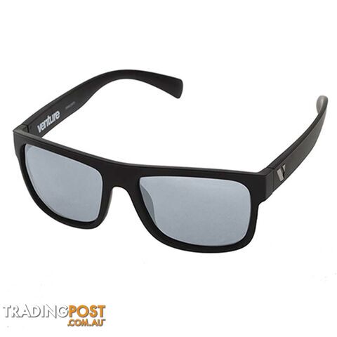 Venture Eyewear Avalanche Polarised Sunglasses - Matte Blk/Smoke Revo - 3873-Blksmoke-IP-16
