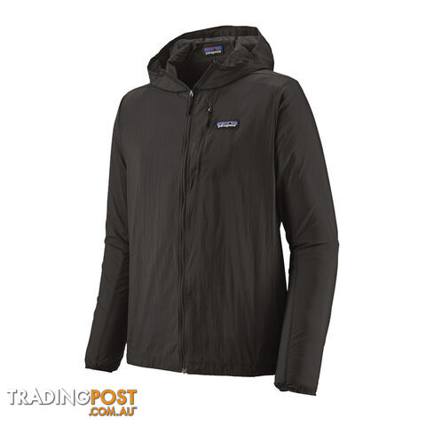 Patagonia Houdini Mens Lightweight Running Jacket - Black - XXL - 24142-BLK-XXL