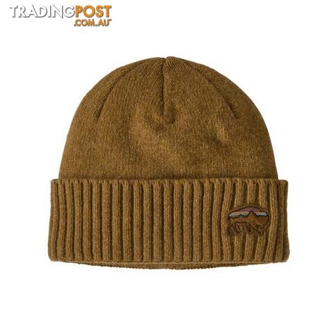 Patagonia Brodeo Unisex Beanie - Back for Good Bison: Mulch Brown - ALL -...