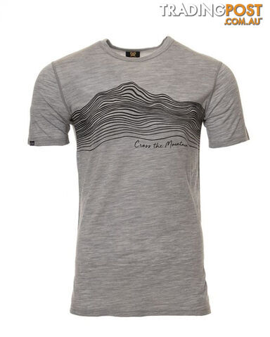 XTM Adventure 170 Mens Merino T-Shirt - Charcoal - M - MM105-CHA-M