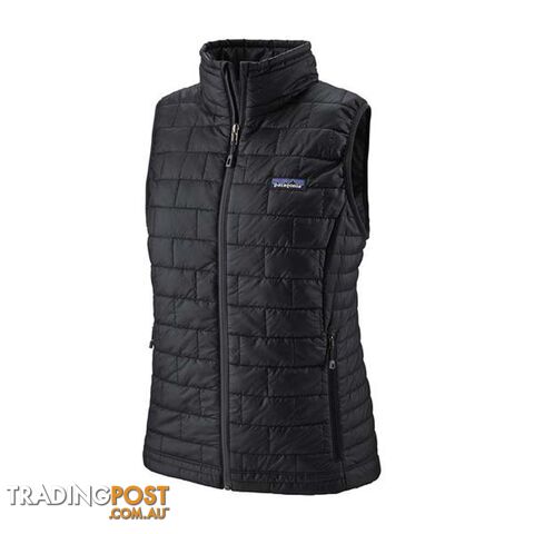 Patagonia Nano Puff Womens Insulated Vest - Black - XL - 84247-BLK-XL