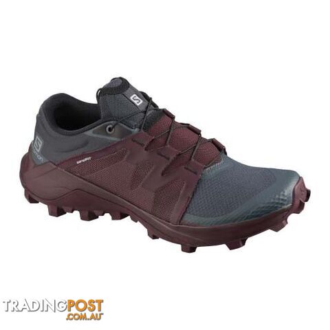 Salomon Wildcross Womens Trail Running Shoes - India Ink/Wine Tasting - 7.5US -...