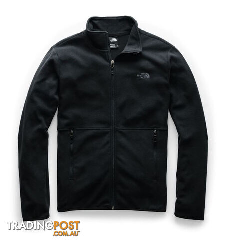 The North Face TKA Glacier FZ Mens Fleece Jacket - TNF Black/TNF Black - M -...