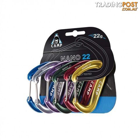 CAMP Nano 22 6 Rack Pack Carabiners - CAMP2332