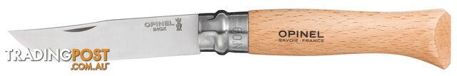 Opinel No9 Stainless Steel Beechwood Blister Pack - 1254