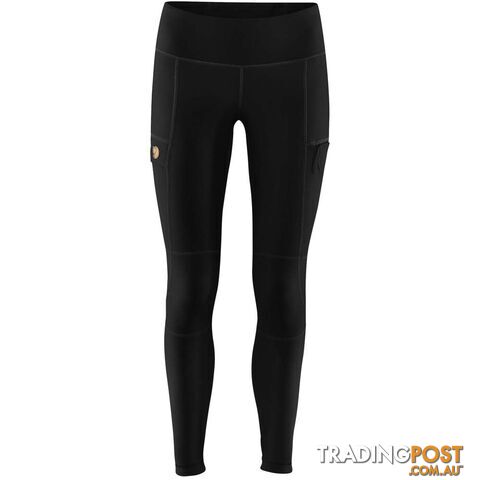 Fjallraven Abisko Trail Womens Tights - Black - S - CF89758550S