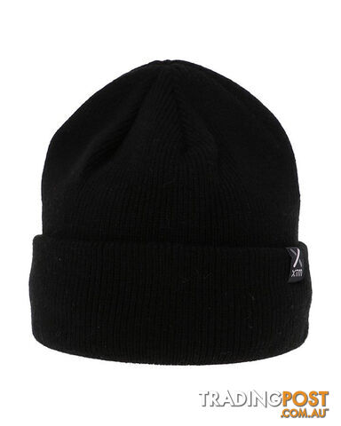 XTM Woodie Mens Fleece Beanie - Black - HM001-BLK