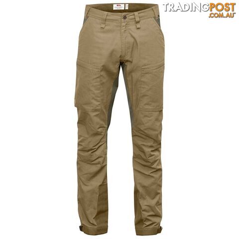 Fjallraven Abisko Lite Trekking Mens Trousers - Regular - Sand - CF82890R