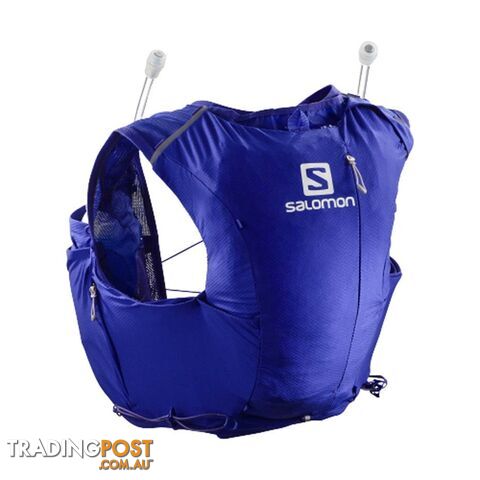 Salomon Adv Skin 8 Set Womens Lightweight Running Pack - Clematis Blue/Alloy - S - LC1514000-S