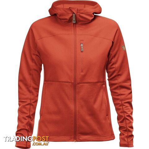 Fjallraven Abisko Trail Fleece Womens Jacket - Flame Orange - M - CF89589214M
