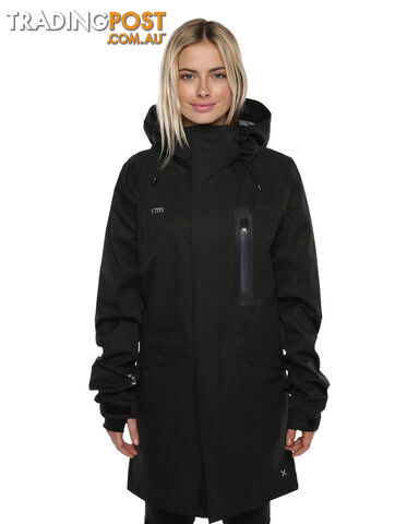 XTM Innisfail Unisex Rain Waterproof Jacket - Black - RU016-BLK