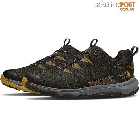 The North Face M Ultra Fastpack III Futurelight Woven Mens Lightweight Hiking Shoes - TNF Black/Mimosa - 12 - NF0A4PFAWJ6-12F