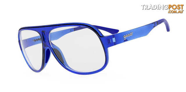 Goodr Super Fly Running Sunglasses - Jorts for your Face - SFG-BL-CL1