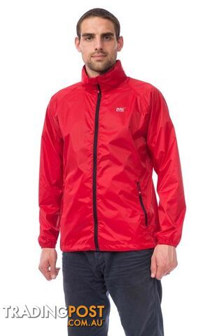Mac In A Sac Origin Unisex Waterproof Packable Rain Jacket - Lava Red [Jacket Size: S] - MAC-JKT-LAVA-S