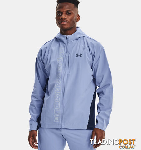 Under Armour Qualifier Outrun The Storm Mens Running Jacket - Washed...
