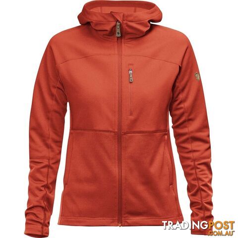 Fjallraven Abisko Trail Fleece Womens Jacket - Flame Orange - CF89589