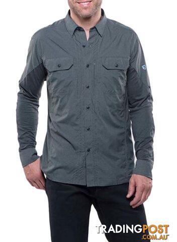 KUHL Airspeed Mens Long Sleeve Shirt- Carbon - KUH00026-Carbon