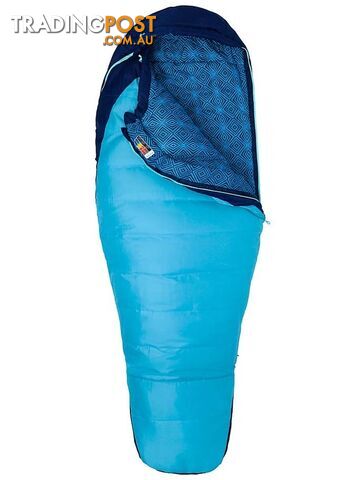 Marmot Womens Trestles 15 Sleeping Bag - Long -French Blue/Harbor Blue - RZ - 237103822-RZ - photo 2 of 2