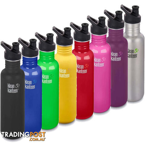 Klean Kanteen 27oz Classic Sport Cap Water Bottle .8L - XK1003P3