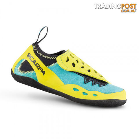 Scarpa Piki Junior Kids Climbing Shoes - Maldive-Yellow - US3.5 / 35EU -...