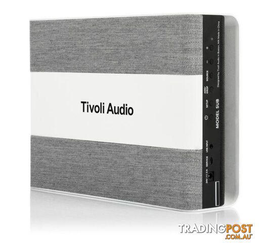 Tivoli Audio Model Sub in White & Gray