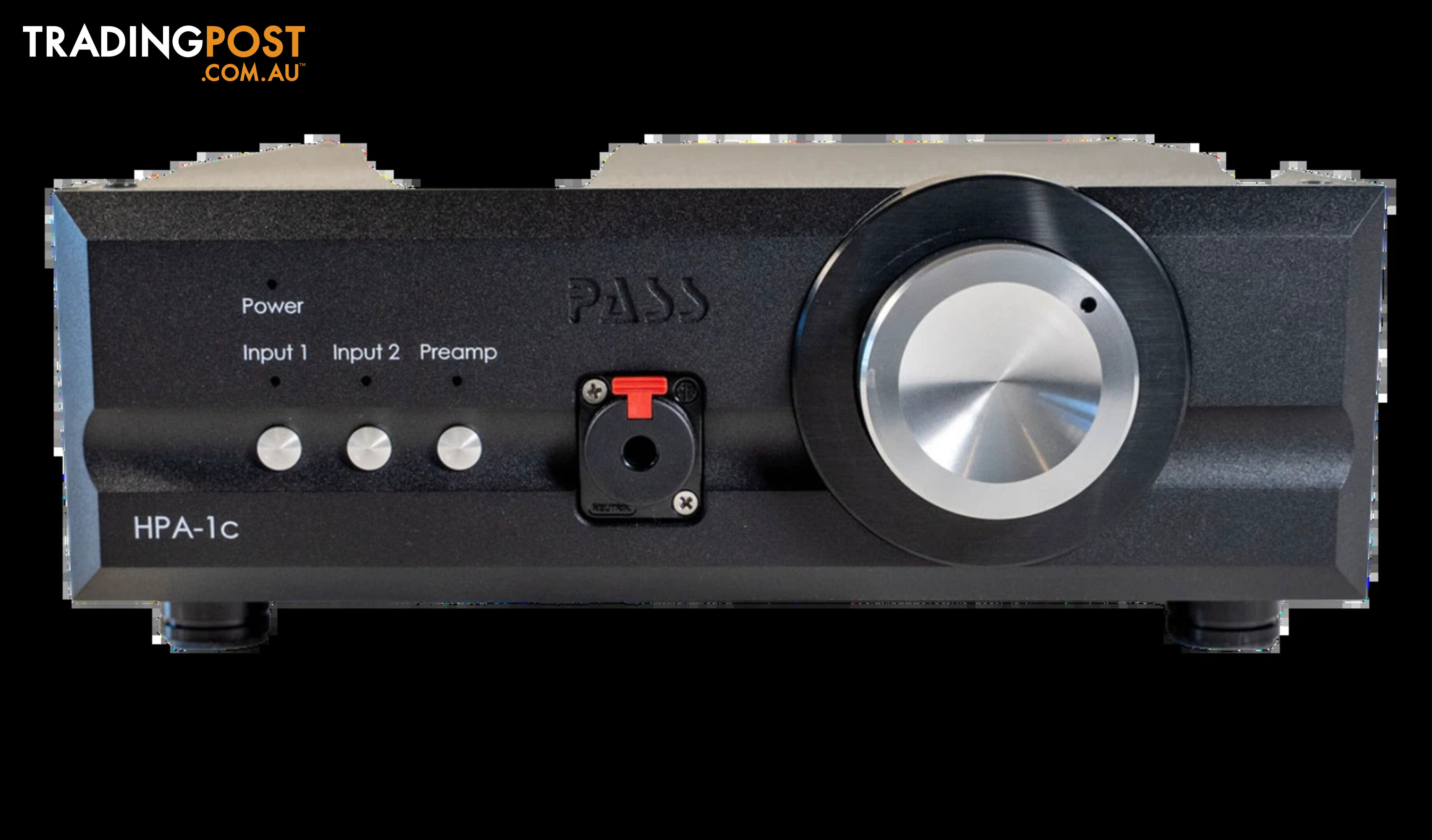 Pass Labs HPA-1C Stereo Headphone Amplifier in Black