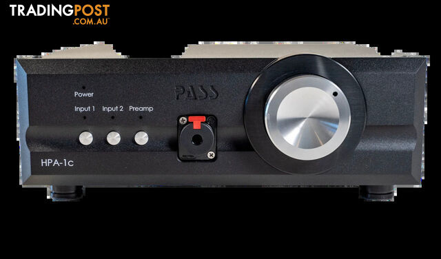 Pass Labs HPA-1C Stereo Headphone Amplifier in Black