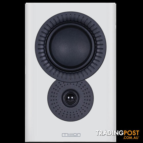 Mission LX-3 MK II Bookshelf Speakers in Lux White Matte - photo 2 of 6