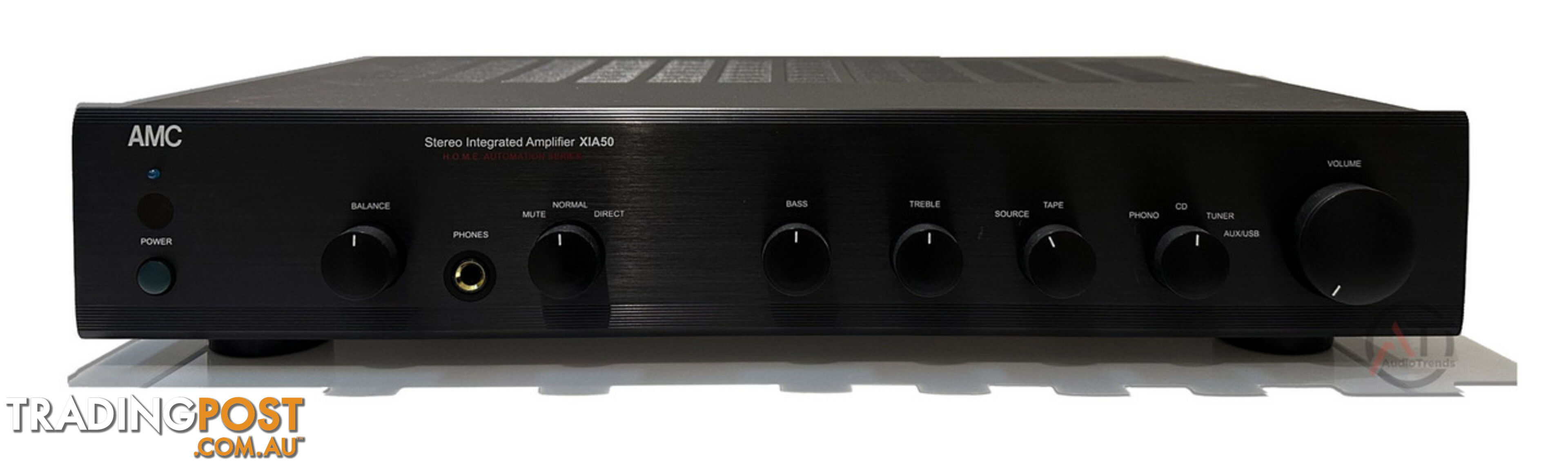 AMC XIA 50 Integrated Stereo Amplifier in Black