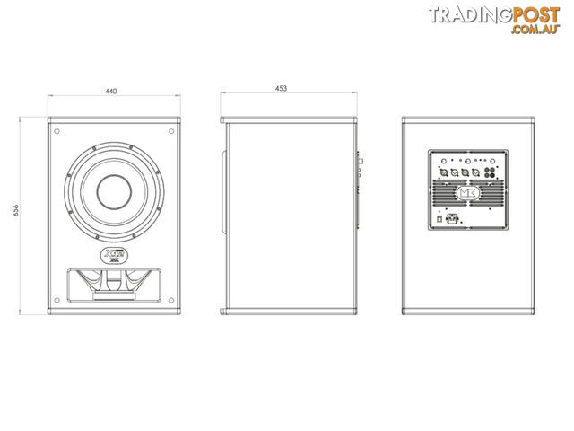 M & K Sound X12 Subwoofer - photo 4 of 4