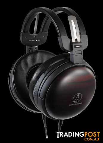 Audio Technica ATH-AWKT Closed-Back Dynamic Wooden Headphones