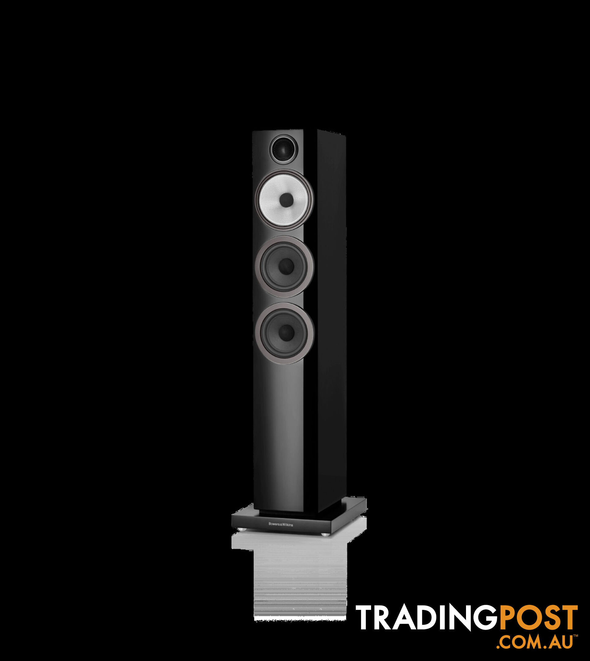 B&W 704 S3 Floorstanders in Black