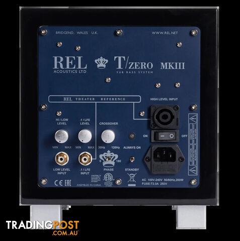 REL T-Zero MkIII Subwoofer in High Gloss Black - photo 4 of 4