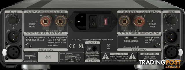 SPL Audio Performer s800 Stereo Power Amplifier - photo 4 of 4
