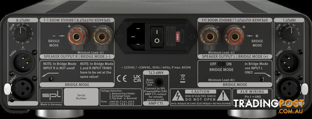SPL Audio Performer s800 Stereo Power Amplifier - photo 4 of 4