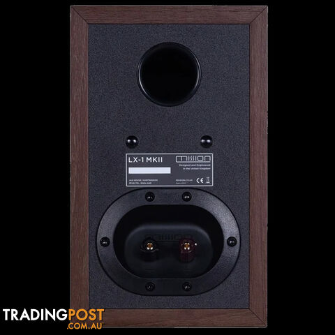 Mission LX-1 MK II Bookshelf Speakers in Walnut - photo 2 of 5