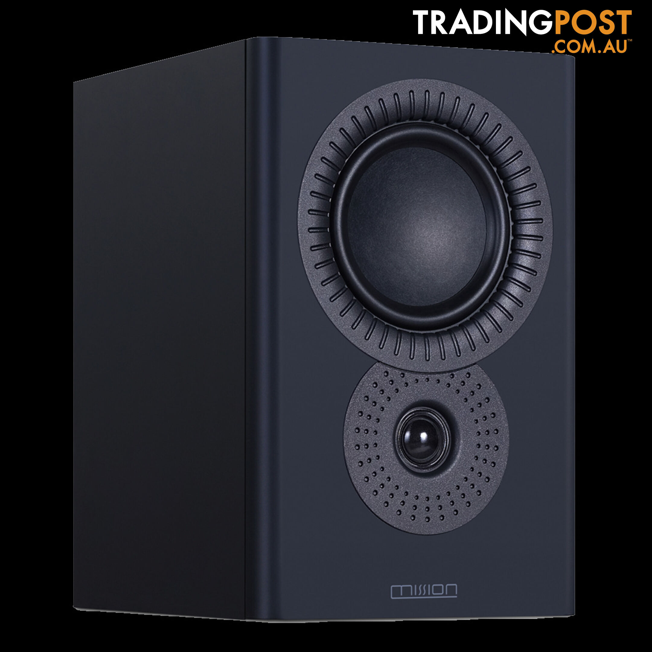Mission LX-2 MK II Bookshelf Speakers in Lux Black Matte